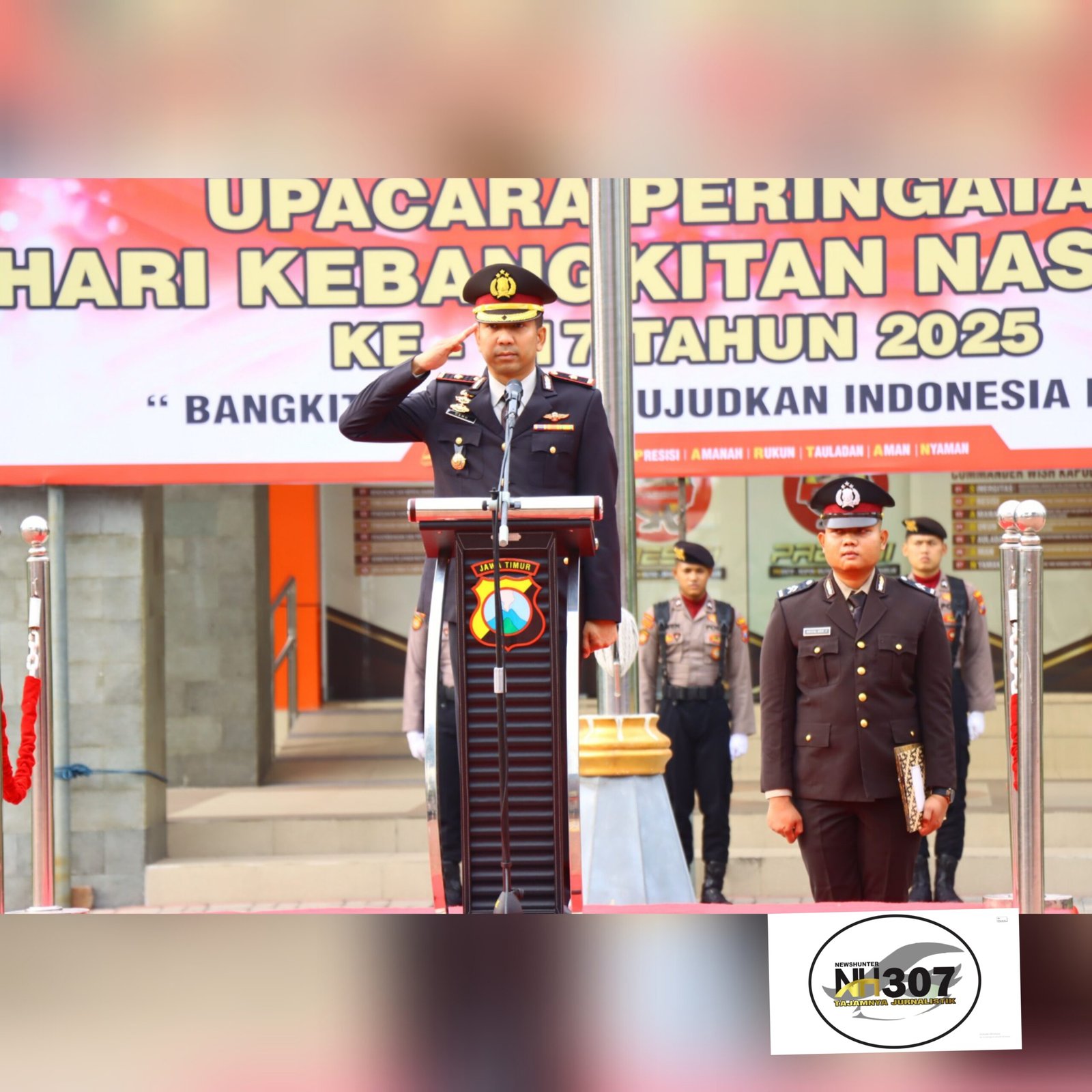 Polres Gresik Gelar Peringatan Hari Kebangkitan Nasional ke-117 Tahun 2025, Kobarkan Semangat Nasionalisme dan Persatuan