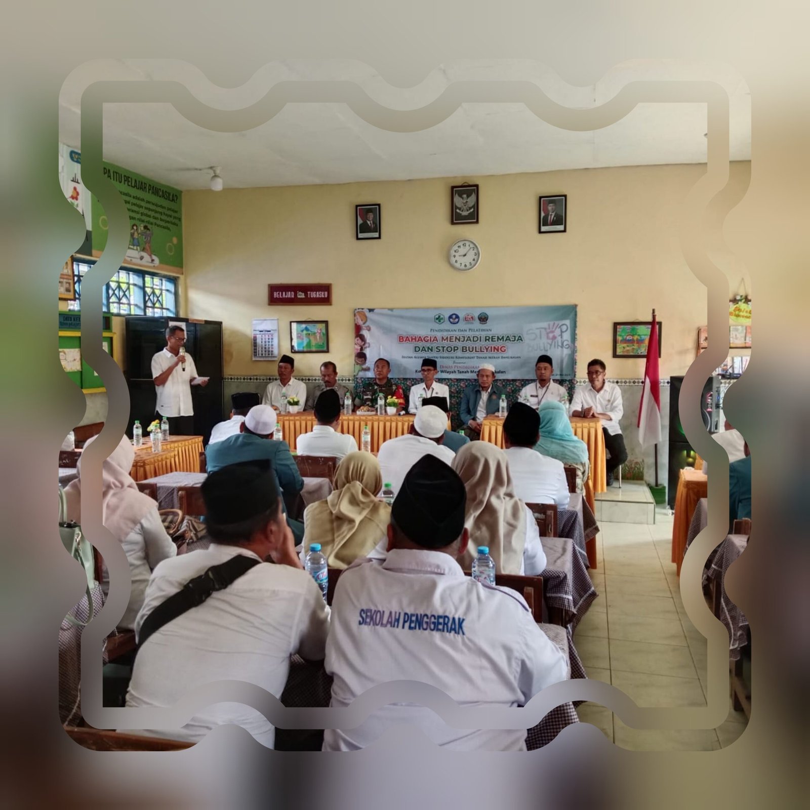 Koramil 0829 06/Tanah Merah Dukung Pelatihan Bahagia Menjadi Remaja dan Stop Bullying