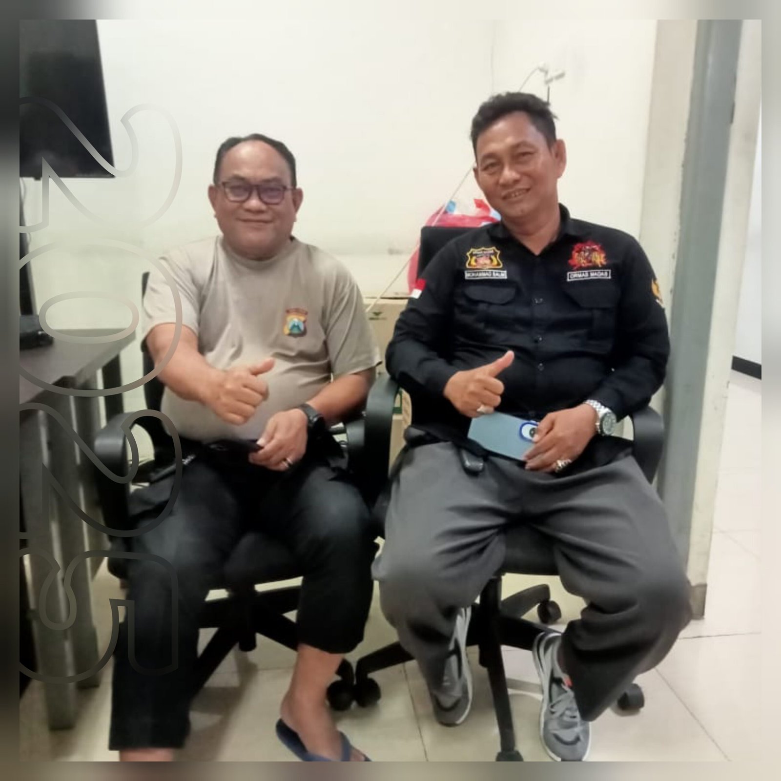 Bersinergi Polres Gresik dan Ketua Madas Gresik H.Salim