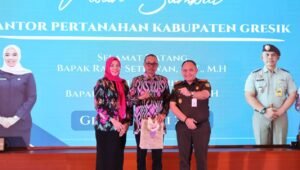 Kantor Pertanahan Kabupaten Gresik Gelar Pisah Sambut Pejabat Lama dan Baru , Pengabdian Tingkatkan Pelayanan 