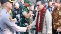 Kapolres Gresik Hadiri Launching Desa Migran Emas Oleh Mentri P2MI Abdul Kadir Karding